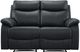 Mazin Furniture Wembley 2-Piece Black Power Reclining Loveseat-1