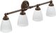 Moen® Brantford™ Oil Rubbed Bronze Four Globe Bath Light-0