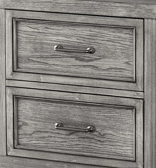 Westwood Design Foundry Brushed Pewter Youth Nightstand-1