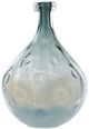 A & B Home Gray/White Mira Short Glass Vase-0