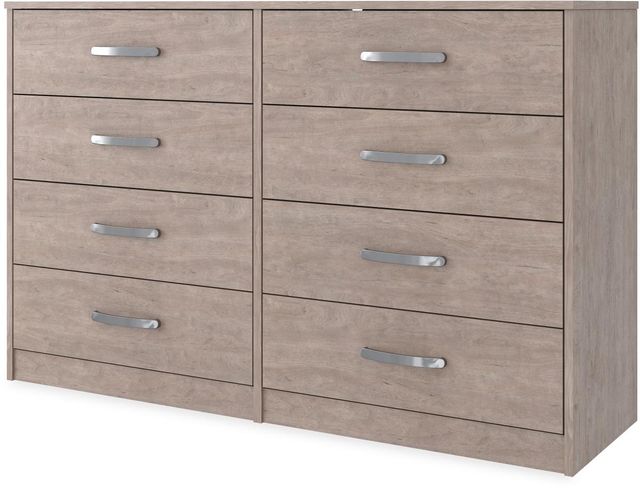 Signature Design by Ashley® Flannia Gray Eight Drawers Dresser-2