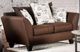 Furniture of America® Delanie Chocolate Loveseat-0