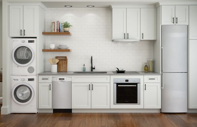 Bosch® 300 Series 2.2 Cu. Ft. White Compact Front Load Washer-9