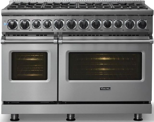 Viking® 7 Series 48" Stainless Steel Pro Style Dual Fuel Range-2