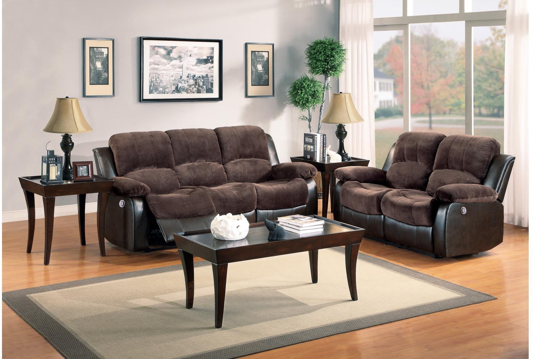 Homelegance Cranley Double Reclining Loveseat Furniture Express Valdosta GA