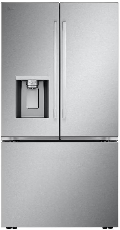 LG 36" 30.7 Cu. Ft. Stainless Steel French Door Refrigerator with Dual Ice Maker-0