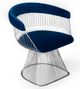 VIG Furniture Modrest Lauren Blue/Stainless Steel Dining Chair-0