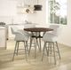 Amisco Customizable Sorrento Swivel Counter Stool-1