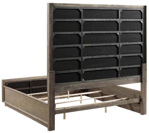 Coaster® Durango Cream/Washed Oak California King Panel Bed -3