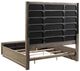 Coaster® Durango Cream/Washed Oak California King Panel Bed -3