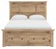 Signature Design by Ashley® Makidern Tan Queen Panel Storage Bed-4