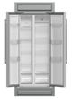 FORNO® Salerno 33" 15.6 Cu. Ft. Stainless Steel Built-In Side-by-Side Refrigerator-1