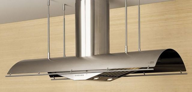 Zephyr Cheng Collection Trapeze 60" Stainless Steel Island Hood-0