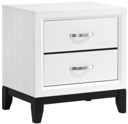 Homelegance® Davi 4-Piece White Twin Panel Bedroom Set -3