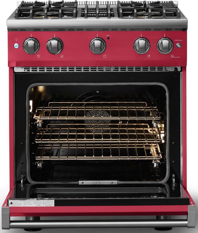 Viking® 5 Series 30" Valentine Pro Style Gas (LP) Range with Polished Chrome Trim-1
