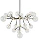 Classic Home Phoenix Black/Gold Chandelier-0