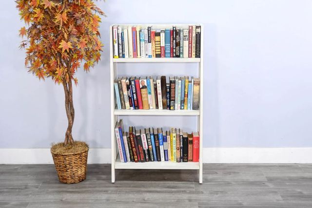 Sunny Designs™ Marble White 48" Folding Bookcase-1