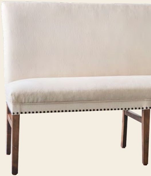 Urban Collections by Yutzy Woodworking Ramona Cappuccino/Maple/Yukon Ecru 48” Dining Bench-1