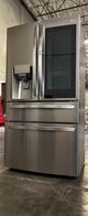 LG 36" 22.5 Cu. Ft. PrintProof™ Stainless Steel Counter Depth French Door Refrigerator with CraftIce™-0