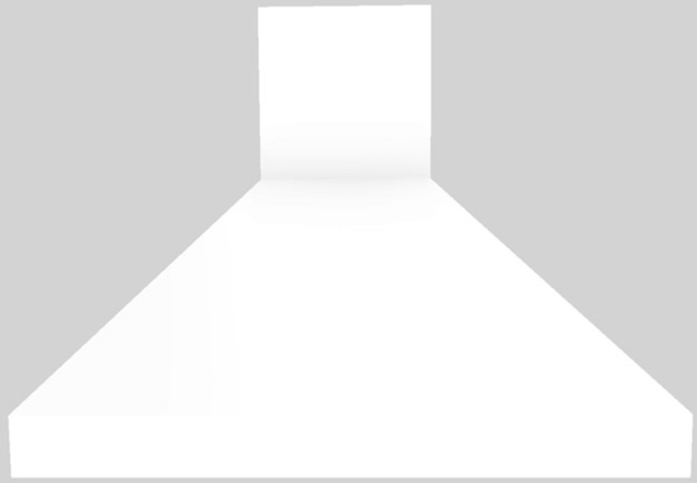 Vent-A-Hood® 42" White Euro-Style Island Range Hood-0