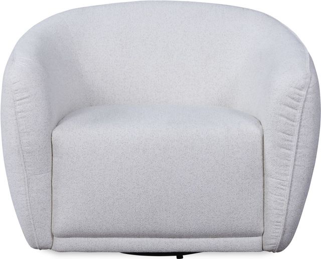 Leather Italia™ Jordan Snow Swivel Chair BlvdHome