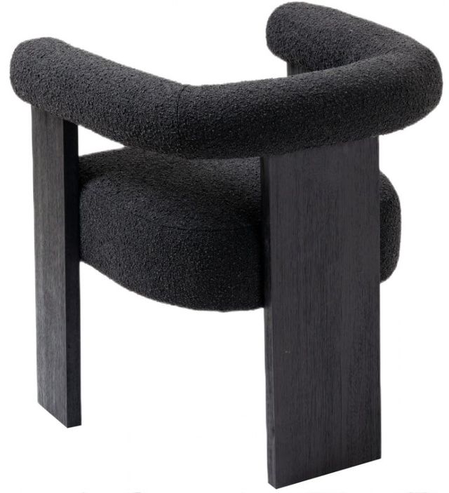 Meridian Furniture Barrel Black Dining Chair-2