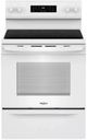 Whirlpool® 30" White Freestanding Electric Range with No Preheat Mode and Steam Clean-0