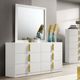 Furniture of America® Basildon White Dresser-3