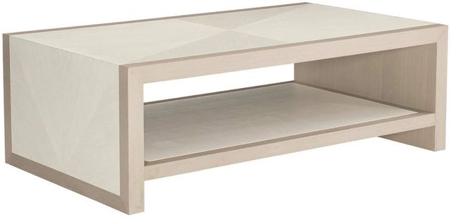 Bernhardt Axiom Linear Gray Cocktail Table-0