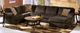 Ashley® Vista 3-Piece Chocolate Right-Arm Facing Sofa Sectional and Chaise-3