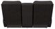 La-Z-Boy® Trouper Walnut Leather Power Reclining Loveseat with Console and Headrest-3
