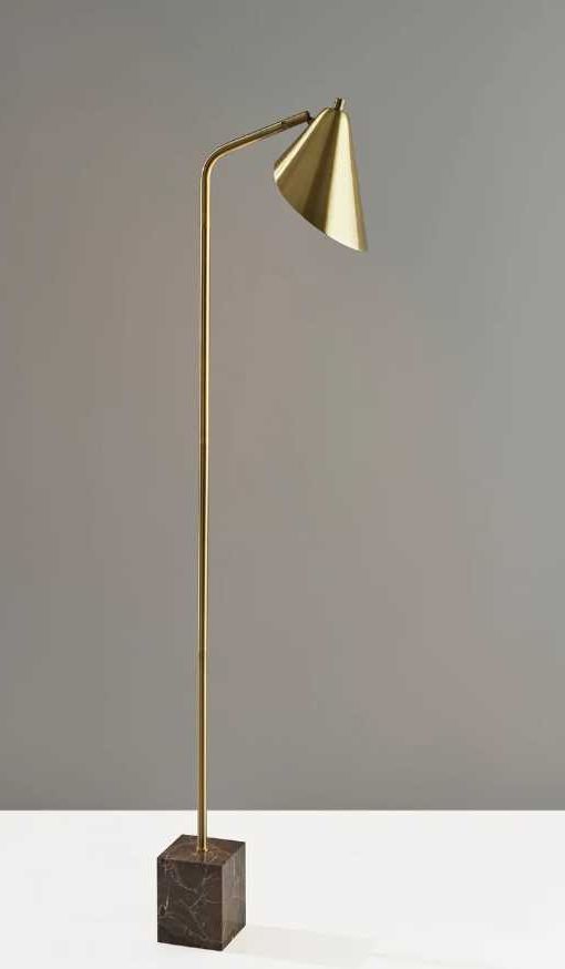 Adesso® Hawthorne Brown Floor Lamp-3