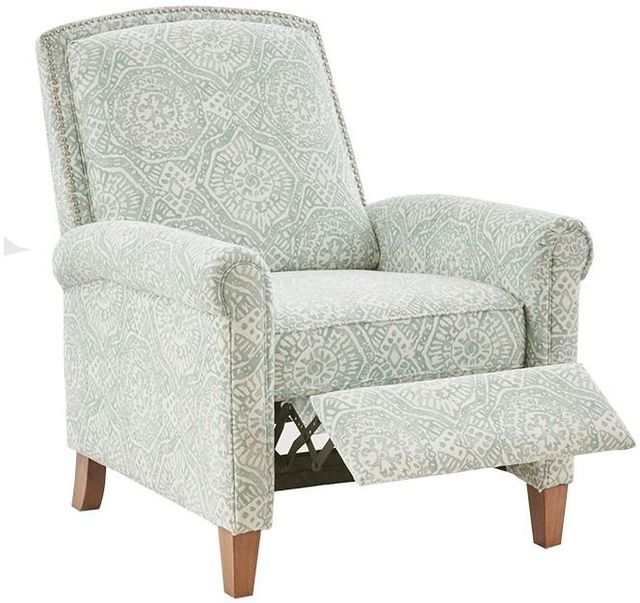 Olliix by Madison Park Light Blue Kirstin Push Back Recliner-3