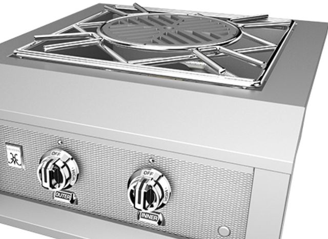 Hestan® 24" Stainless Steel Power Burner with Removable Drip Tray-1