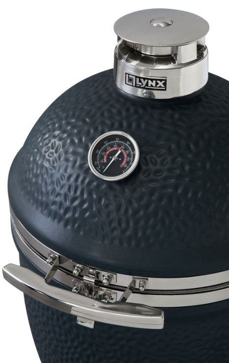 LYNX® Kamado 23" Matte Gray Tabletop Charcoal Grill-1