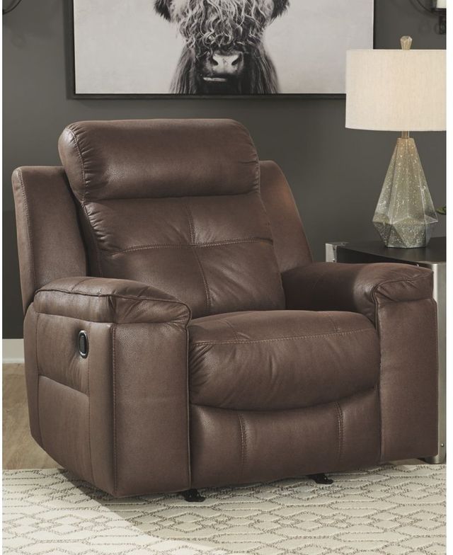 Signature Design by Ashley® Jesolo Coffee Rocker Recliner-1
