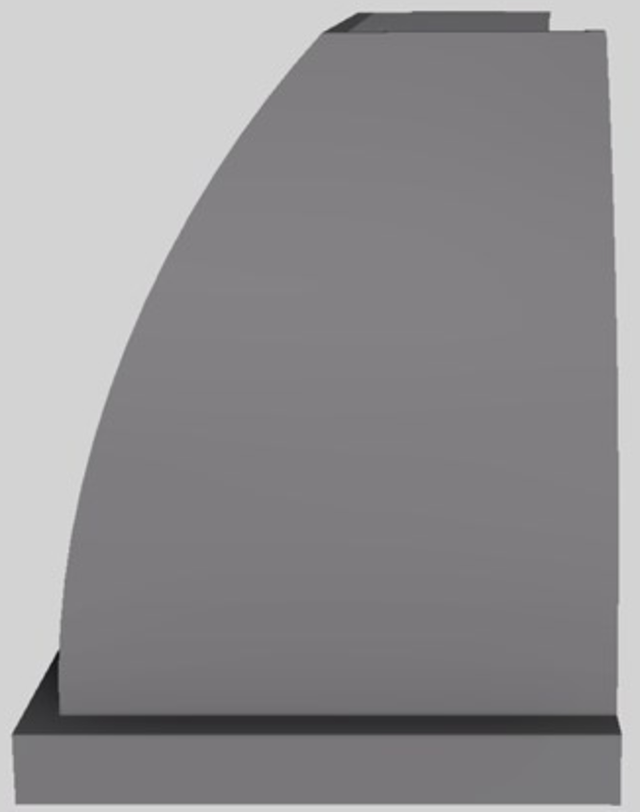 Vent-A-Hood® Designer Series 48" Gunsmoke Wall Mounted Range Hood-1