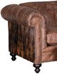 Mayo Furniture Customizable 59" Leather and Hair on Hide Chair-1