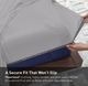 BEDGEAR® Hyper-Linen™ Performance® 4-Piece Light Gray King Sheet Set-4