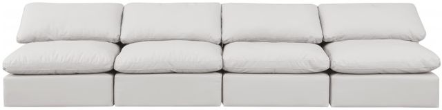 Meridian Furniture Indulge 4-Piece Cream Sofa-1