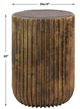 Uttermost® Peaks and Valleys Antique Gold Accent Table-2