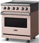 Viking® 5 Series 30" Blush Pro Style Induction Range with Polished Chrome Trim-3