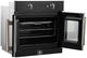 FORNO® Asti Series Alta Qualita 30" Black and Antique Brass Single Electric Wall Oven -4