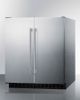 Summit® 5.4 Cu. Ft. Stainless Steel Under the Counter Refrigerator-1