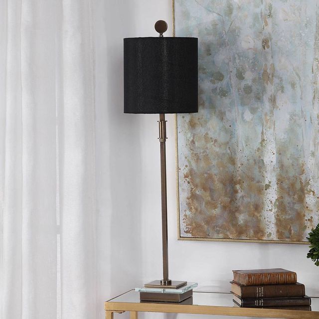 Uttermost® Volante Antique Brass Table Lamp-1