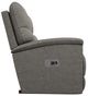 La-Z-Boy® Trouper Charcoal Power Rocking Recliner with Headrest and Lumbar-2
