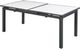 Meridian Furniture Nizuc White Polywood Outdoor Patio Extendable Dining Table-1