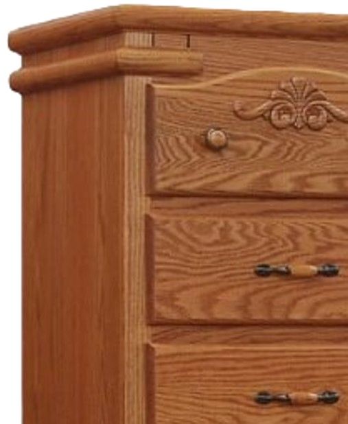 Wolfcraft Furniture Vintage Brown Lingerie Chest-2