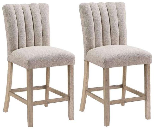 Global Furniture USA D8685 2-Piece Beige Bar Stool Set-0
