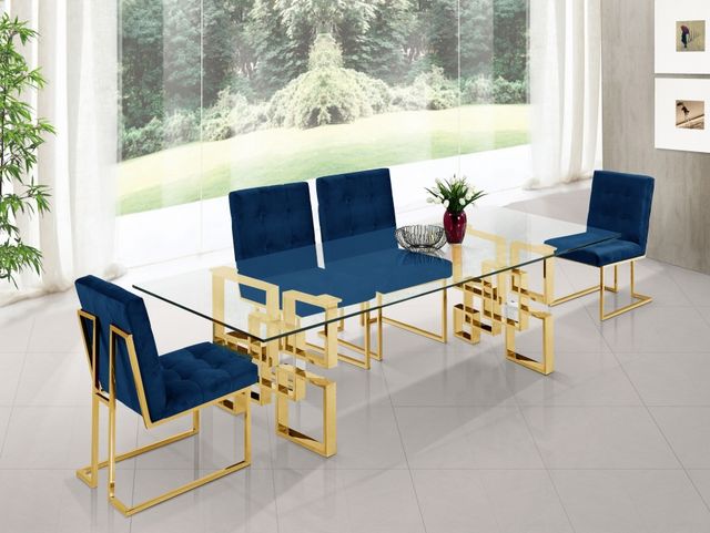 Meridian Furniture Pierre Gold Dining Table-3
